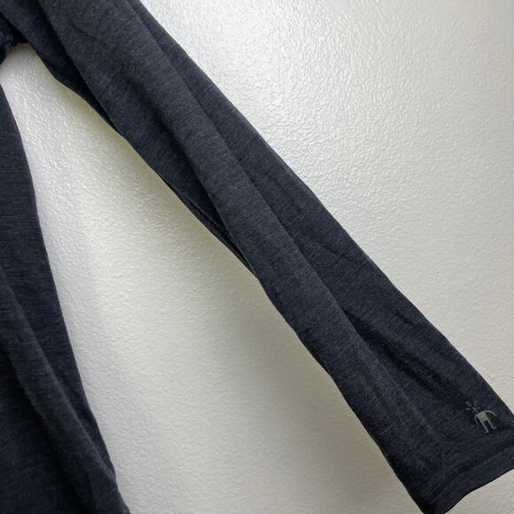 Smartwool Merino Shirt Mens Large Gray Chandail Long Sleeve Crew Neck Knit Base - Picture 7 of 12